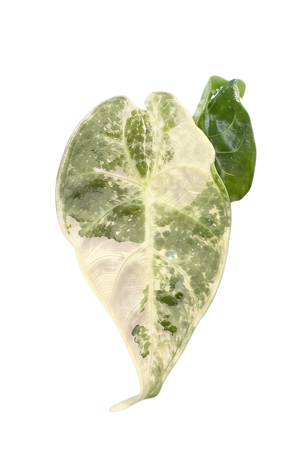 Alocasia watsoniana albo variegated