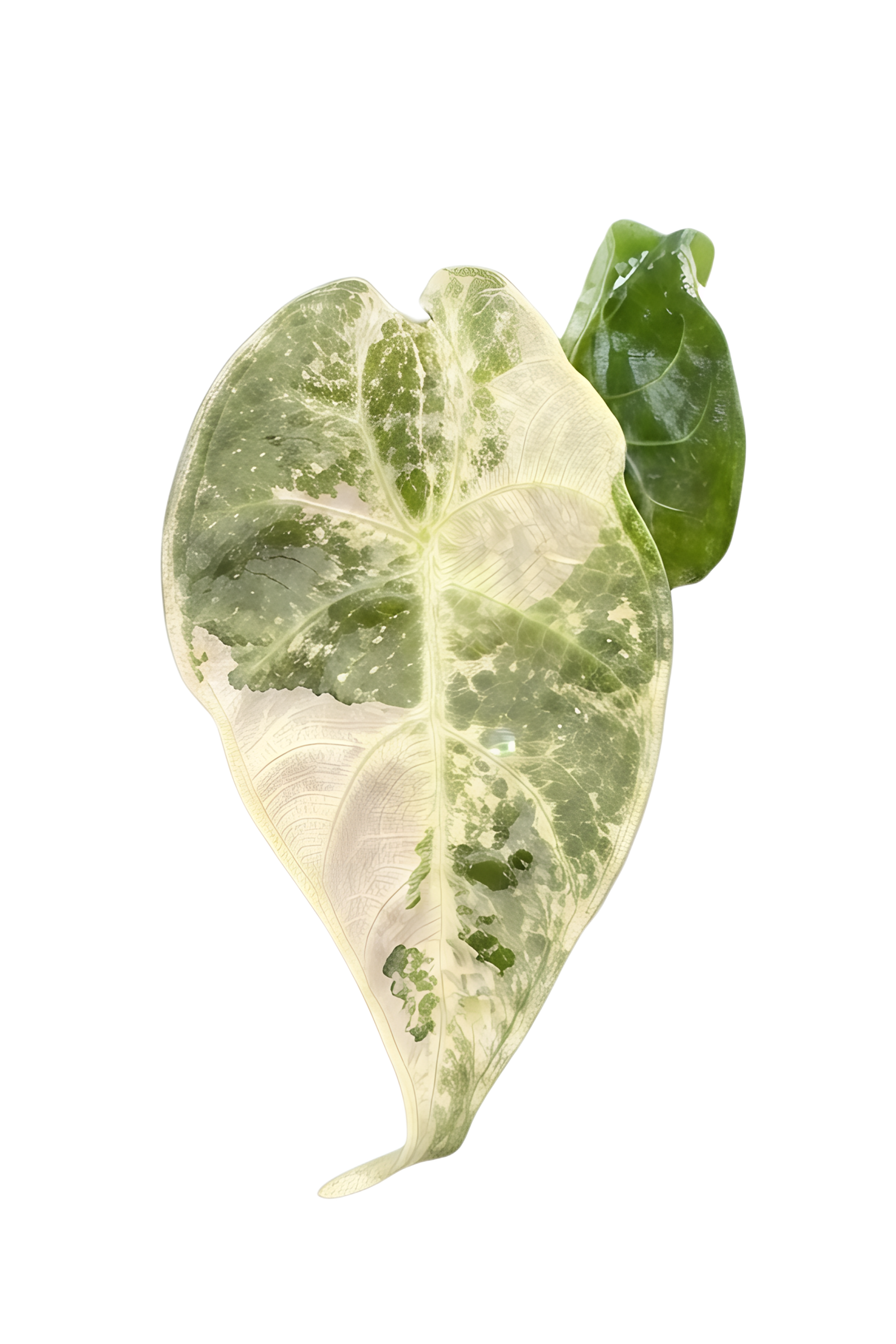 Alocasia watsoniana albo variegated
